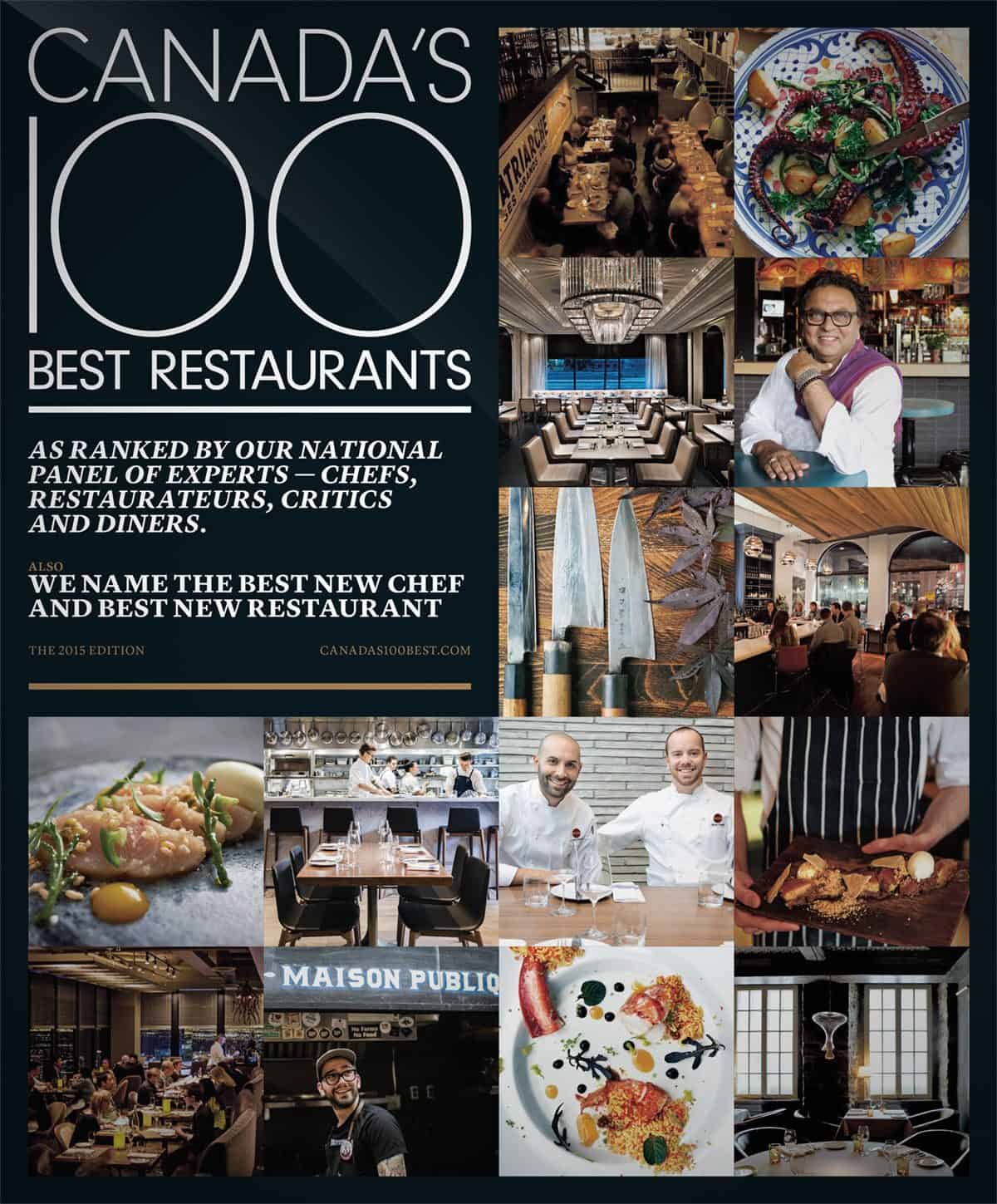 Risultati immagini per canada's 100 best restaurants 2015