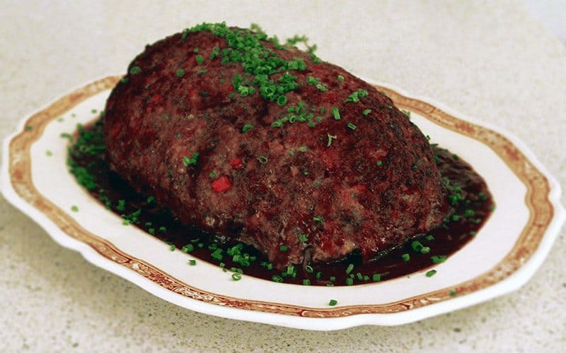 Dad’s Meatloaf With Onion Gravy