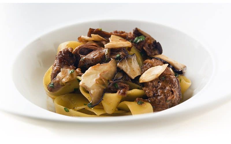 Pappardelle With Four-hour Braised Veal Cheeks & Porcini Mushrooms