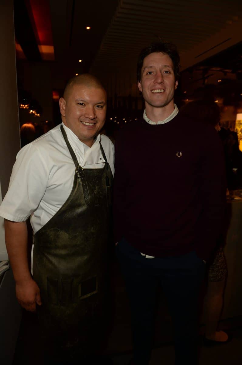 Host Chef David Lee Of Nota Bene With Adrian Myers