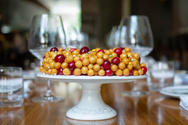 Rob Gentile’s Honey-Glazed Struffoli With Candied Cranberries