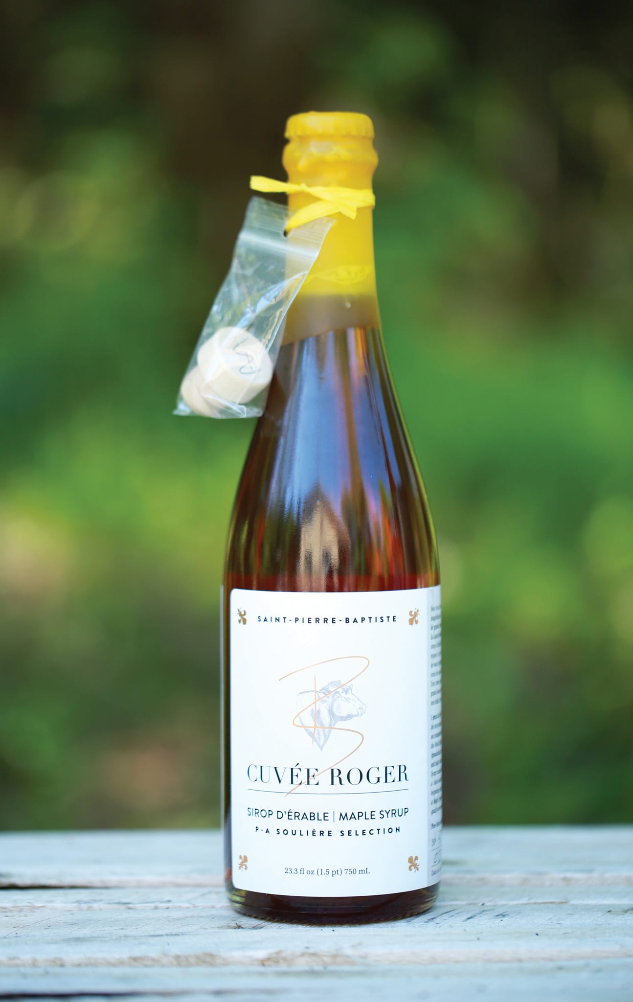 Soulière’s Cuvée Roger maple syrup
