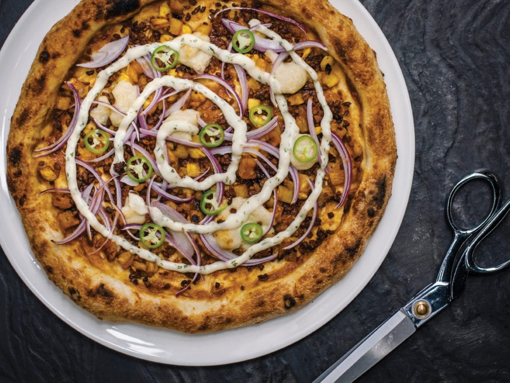 Vegan pizza by Planta