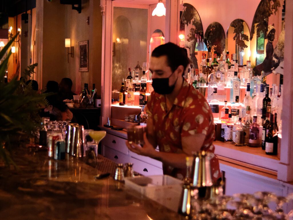 Even before it opened a lower level, where people drink foamy canned whiskey sours at the Green Room and let loose in kitschy karaoke rooms, Bar Mordecai was already one of this city’s best destinations.