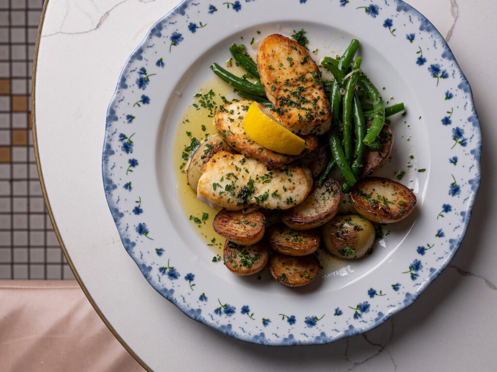Chef de cuisine Vanessa Bélanger’s bistro classics focus on local seafood.