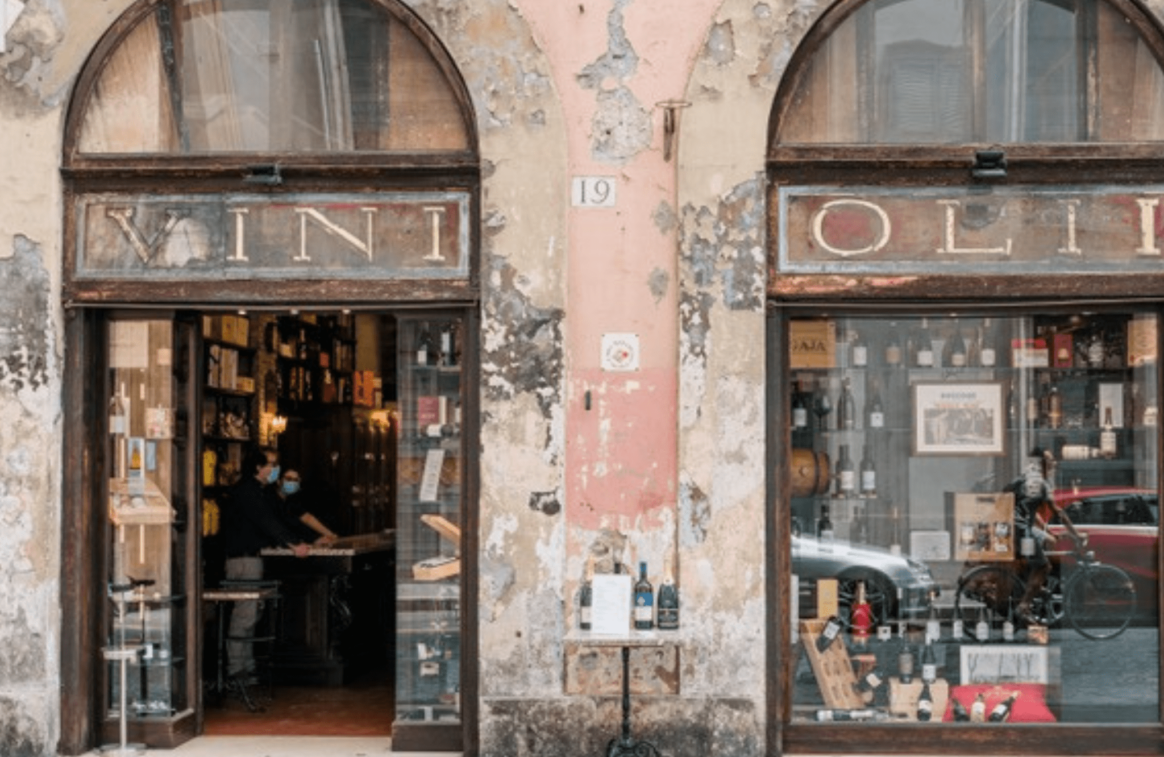 wine shop Italy