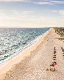 The Beach Club at the Sublime Comporta hotel.