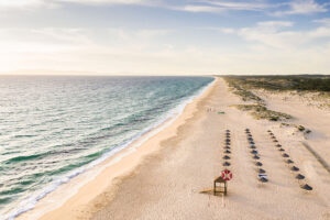 The Beach Club at the Sublime Comporta hotel.