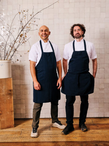 Chefs Hadida and Robertson.