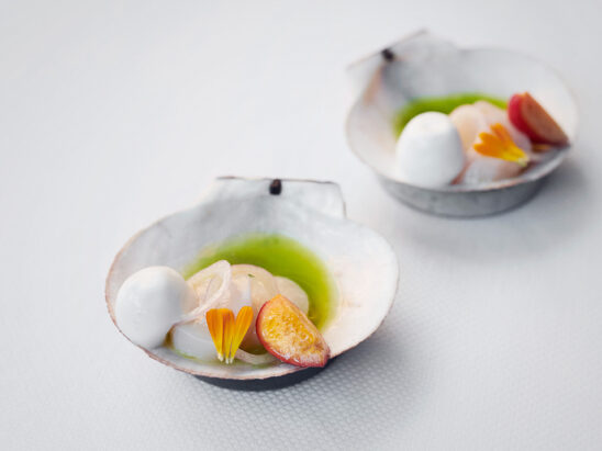 Princess scallops at Toqué!
